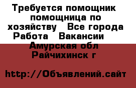 Требуется помощник, помощница по хозяйству - Все города Работа » Вакансии   . Амурская обл.,Райчихинск г.